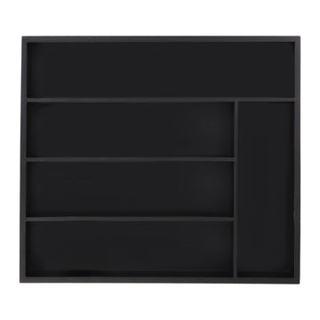 Black cutlery tray 5 compartments