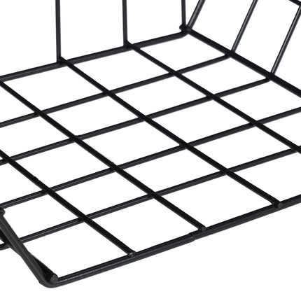 Black floating shelves in set of 3
