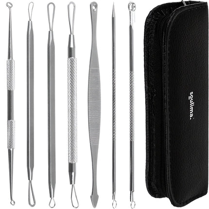 Blackhead removal spoons - set of 7 pcs