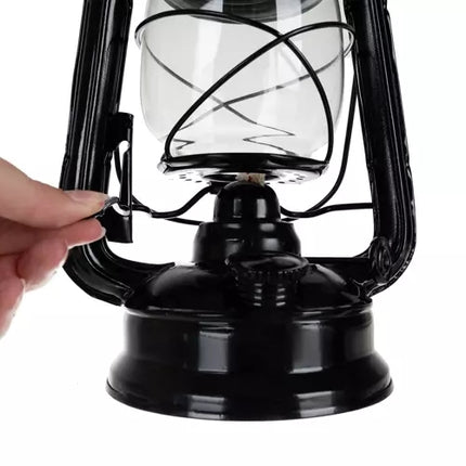 Black oil lamp 24cm