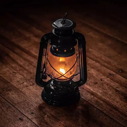 Black oil lamp 24cm