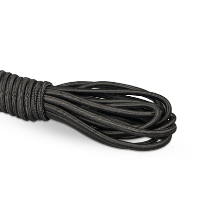 Black rubber rope in a set of 2