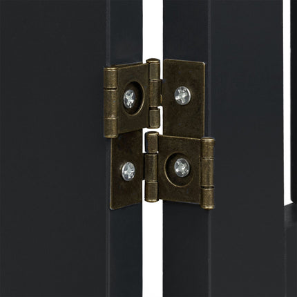 Black security gate 70 cm