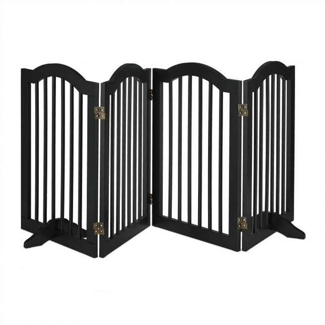Black security gate 92 cm