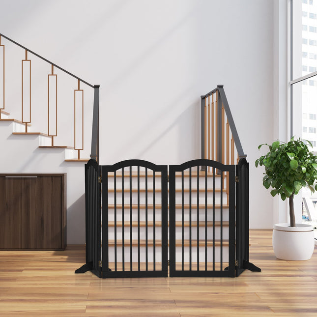 Black security gate 92 cm