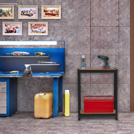 Black shelf for high load 5 levels