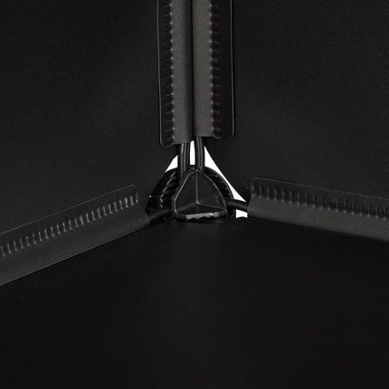Black shoe cabinet with 12 compartments