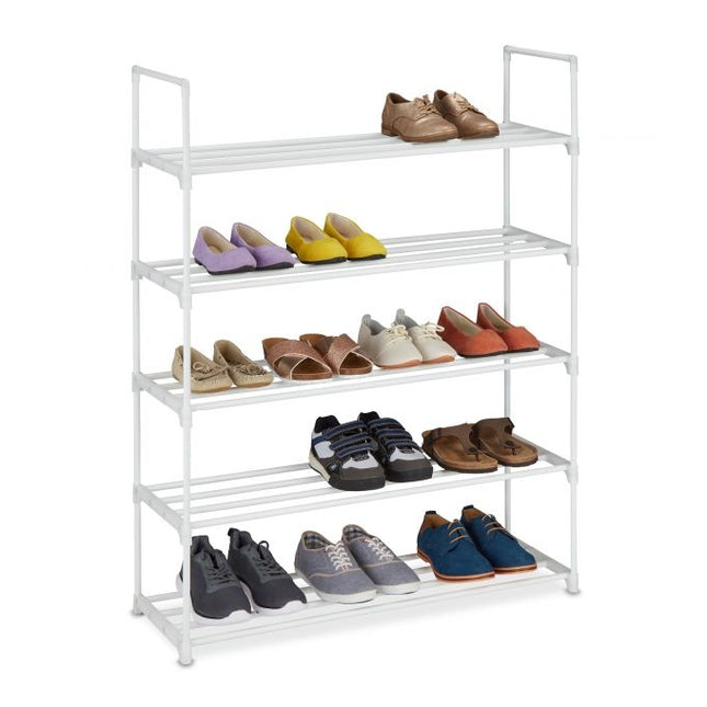 Black shoe shelf