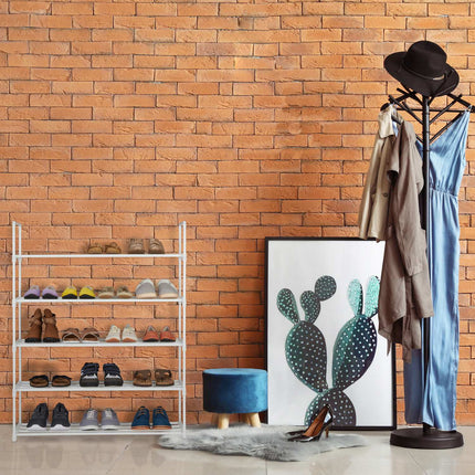 Black shoe shelf