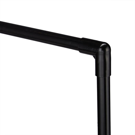 Black shoe shelf