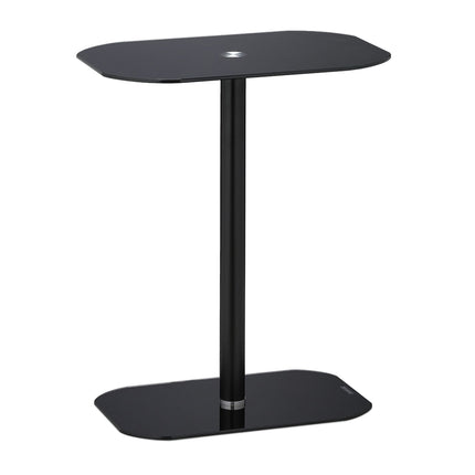 Black side table Glass