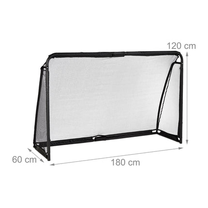 Black soccer goal 120 x 180 cm