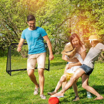 Black soccer goal 120 x 180 cm