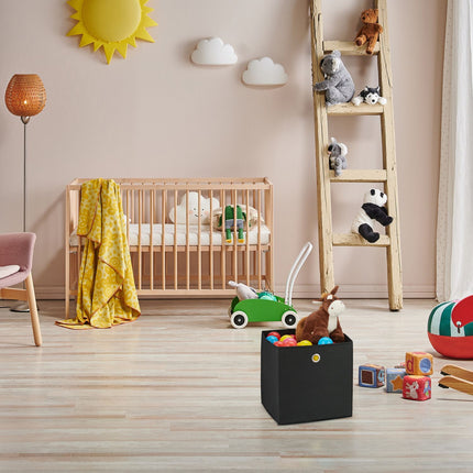Black storage box - 4 pcs