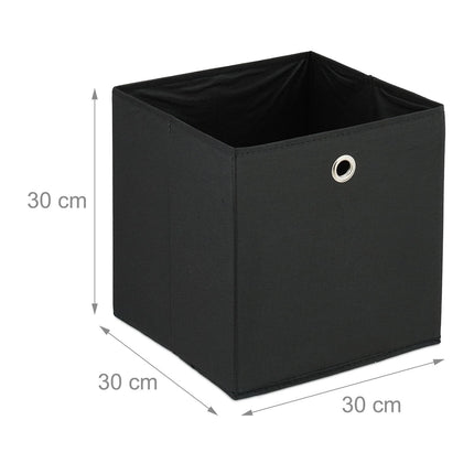 Black storage box - 4 pcs