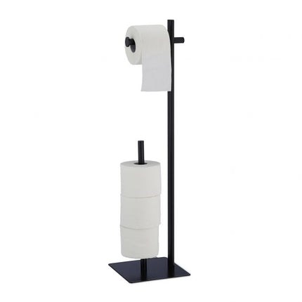 Black toilet paper holder