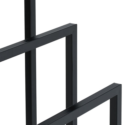 Black towel rail 3 rails