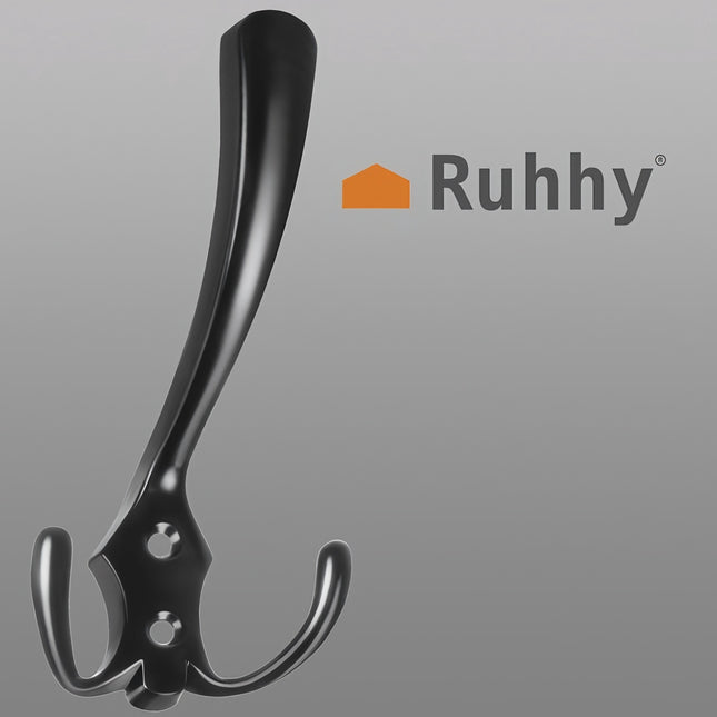 Black wall hanger - set of 5 pcs.