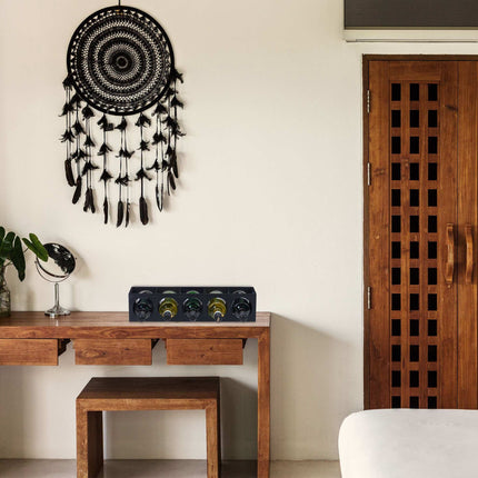 Black wine rack set of 2