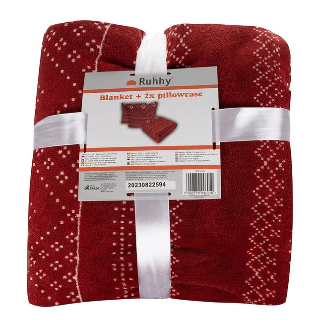 Blanket 1.6x2m + 2x pillowcase Ruhhy 22594