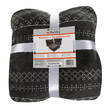 Blanket 1.6x2m + 2x pillowcase Ruhhy 22598