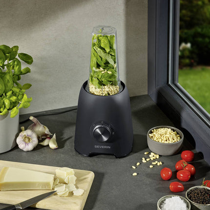 Blender With 1.5L Glass Jug, 600W, Smoothie Cup, Chopper