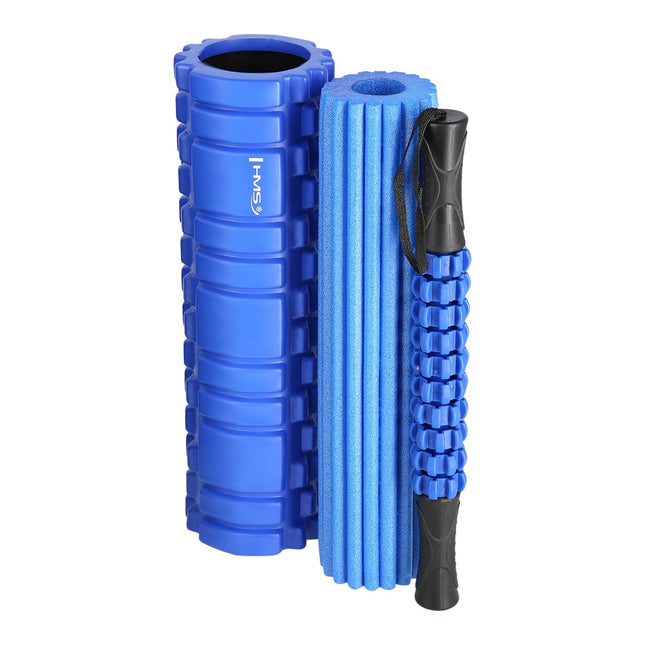 Blauwe 3-in-1 Foam Rollerset