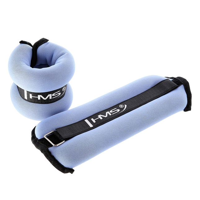 Blue Ankle & Wrist Weights, 2 x 1 kg