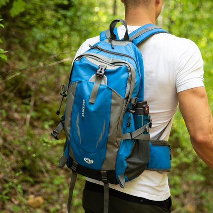 Blue Backpack, 30L, Lightweight, Water-Resistant