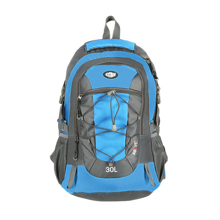 Blue Backpack, Large Capacity, Durable Fabric