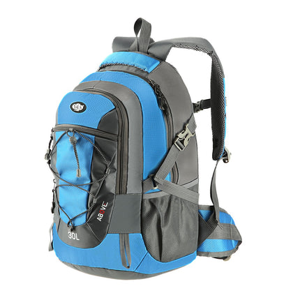 Blue Backpack, Large Capacity, Durable Fabric