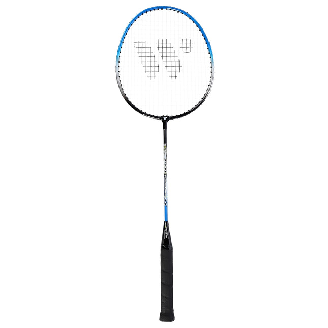 Blue Badminton Racket – Steel Frame, Lightweight
