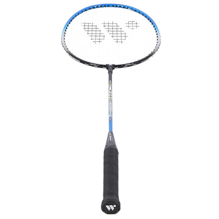 Blue Badminton Racket – Steel Frame, Lightweight