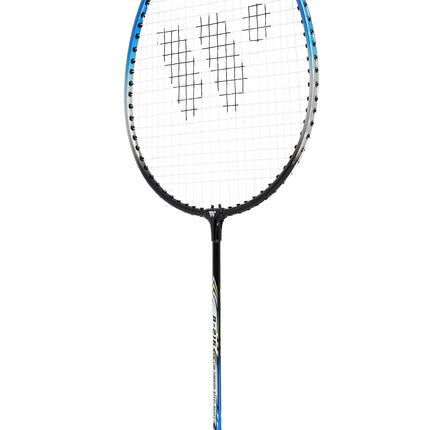 Blue Badminton Racket – Steel Frame, Lightweight