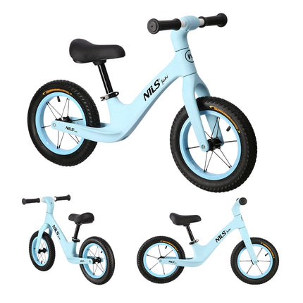 Blue Balance Bike, Lightweight, Adjustable Seat