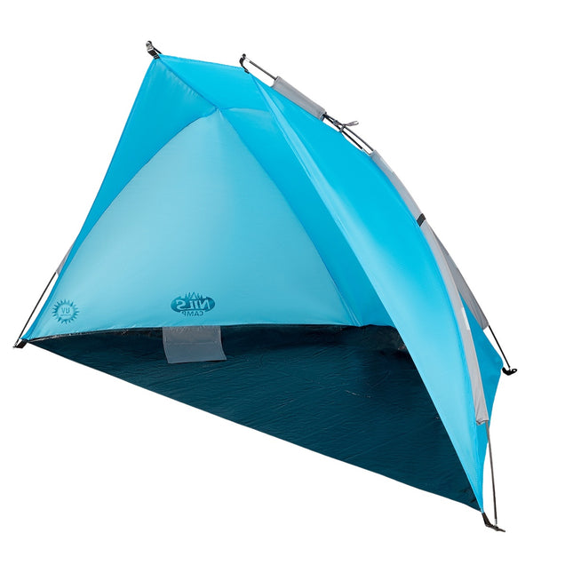 Blue Beach Tent, UV Protection, Portable, Easy Setup