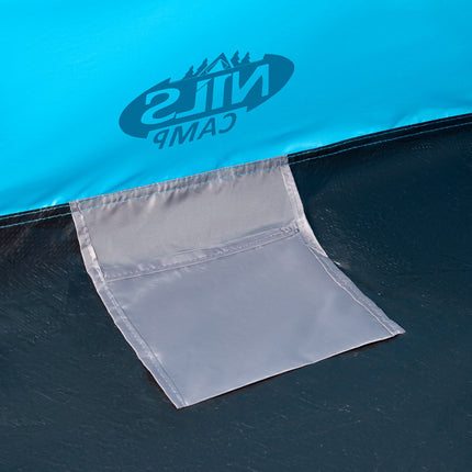 Blue Beach Tent, UV Protection, Portable, Easy Setup