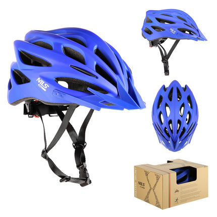 Blue Bike Helmet, Size M (55-58cm)