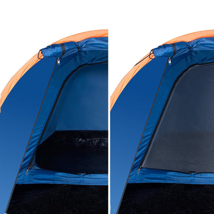 Blue Camping Tent for Hikers, 2-Person Capacity