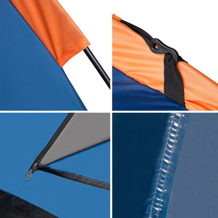 Blue Camping Tent for Hikers, 2-Person Capacity