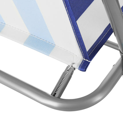 Blue Folding Camping Chair, Lightweight, Portable
