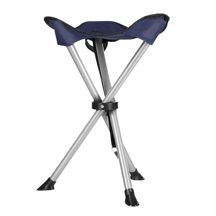 Blue Folding Camping Stool, Lightweight Portable Design