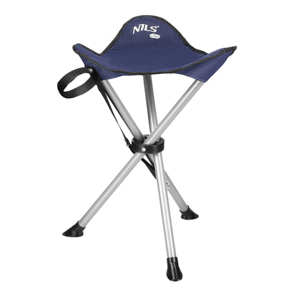 Blue Folding Camping Stool, Lightweight Portable Design