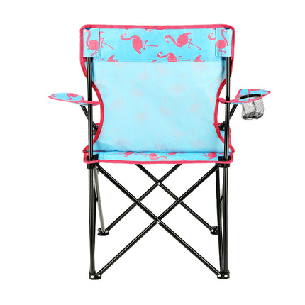 Blue Folding Tourist Chair, Lightweight, Portable