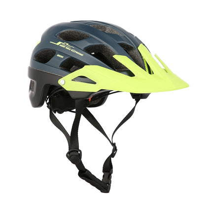 Blue-Green Bike Helmet, Size L (55-61cm)