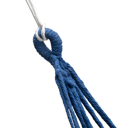 Blue-Green Hammock, 120cm Wide, Cotton-Poly Blend