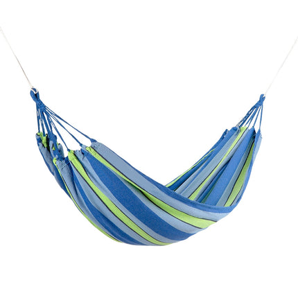 Blue-Green Hammock, 120cm Wide, Cotton-Poly Blend
