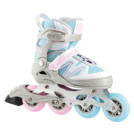 Blue-Grey Size S In-Line Skates, ABEC9 Bearings