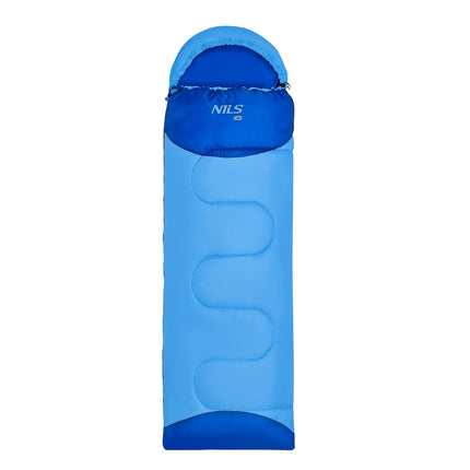 Blue Junior Sleeping Bag, Lightweight, Compact