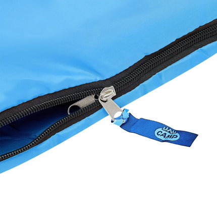 Blue Junior Sleeping Bag, Lightweight, Compact